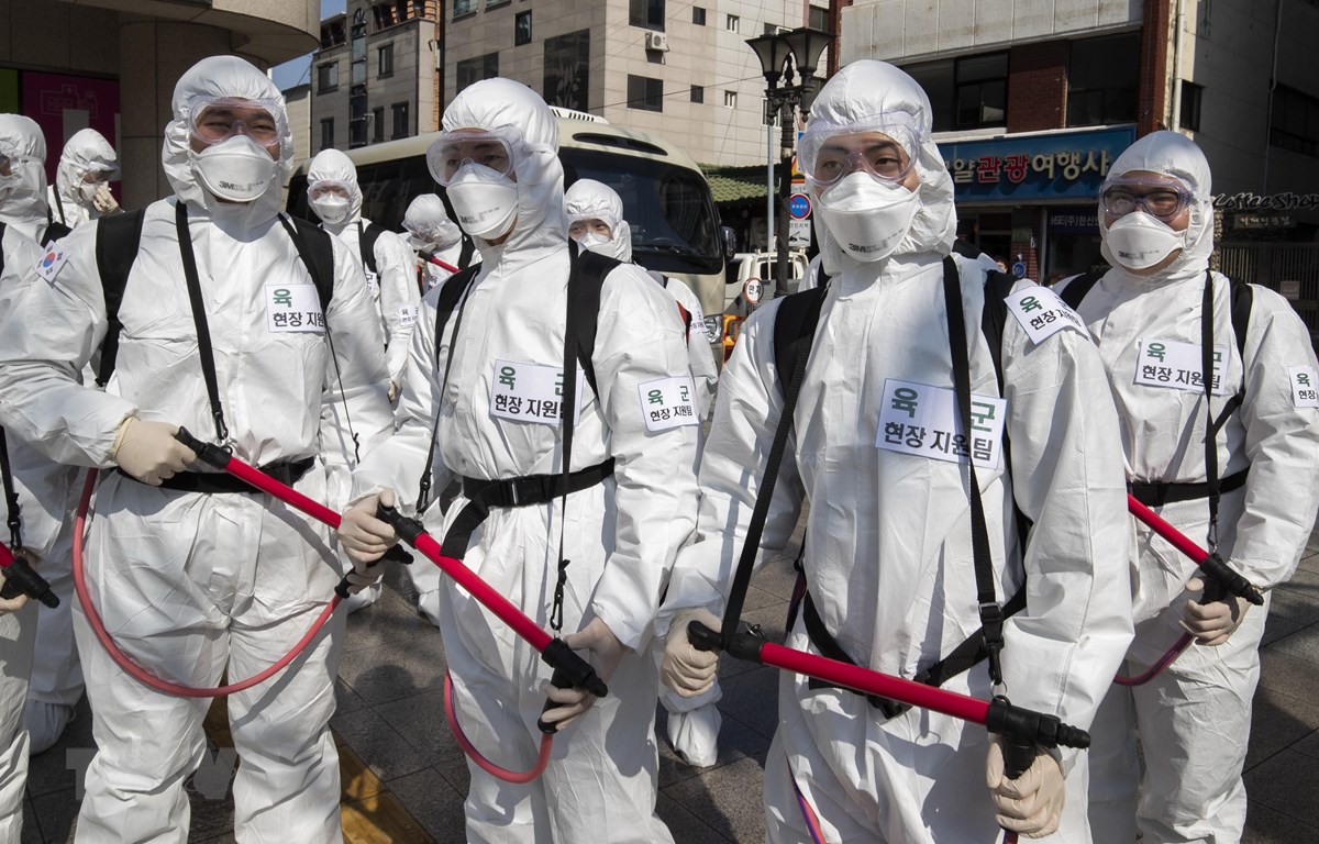 Hàn Quốc ghi nhận thêm 516 trường hợp nhiễm dịch Covid-19