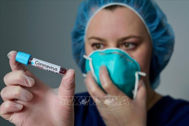 Mẫu bệnh phẩm của bệnh nhân nhiễm virus SARS-CoV-2. Ảnh: Getty Images/TTXVN