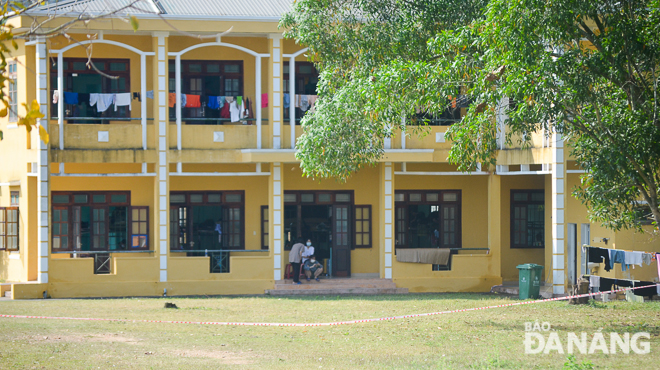 One of the accommodation building