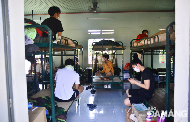 Inside a quarantine room