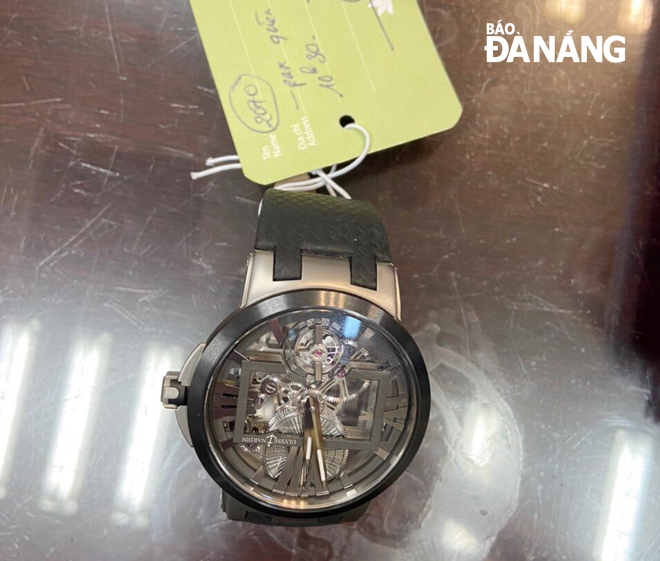 The US$ 40,000 Ulysse Nardin watch