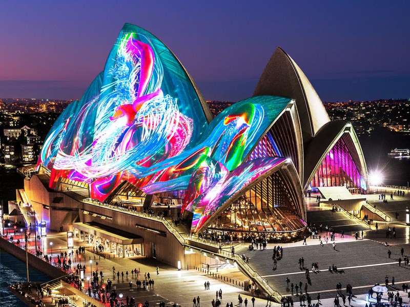 Australia hủy tổ chức Lễ hội ánh sáng VividSydney vì Covid-19. (Ảnh: TheStar)