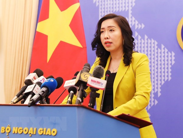 The Vietnamese Foreign Ministry’s spokeswoman Le Thi Thu Hang (Photo: VNA)