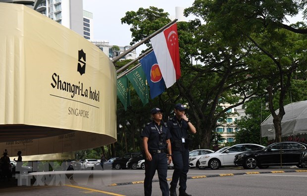 At Shangri-La hotel in Singapore (Photo: VNA)