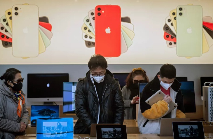 Một cửa hàng Apple ở Trung Quốc. Ảnh: Getty Images
