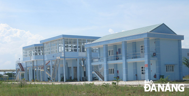 The Hoa Xuan wastewater treatment plant in the namesake ward, Cam Le District