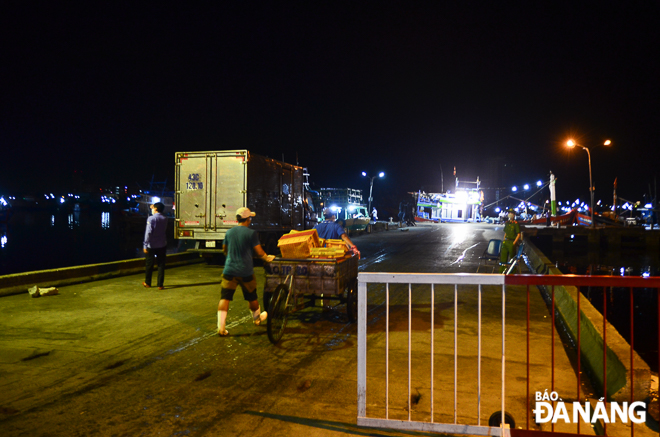 Surrounding spaces of the market are frequently sprayed with disinfectant chemicals