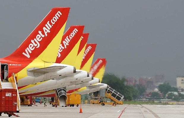 Planes of Vietjet Air (Photo: VNA)