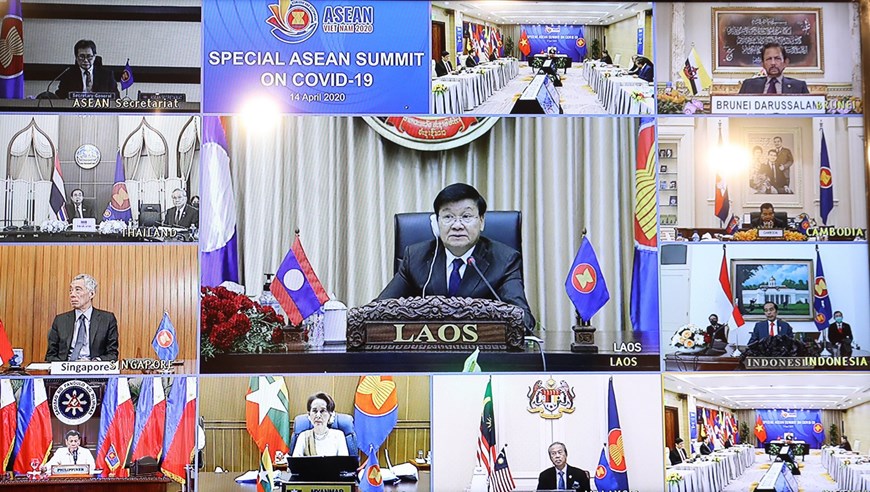 Thủ tướng Lào Thongloun Sisoulith phát biểu. (Ảnh: Thống Nhất/TTXVN)