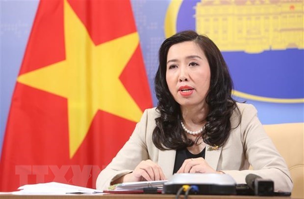 Spokesperson Le Thi Thu Hang (Photo: VNA)