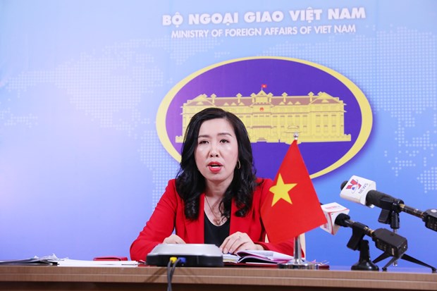 Spokeswoman of the Vietnamese Ministry of Foreign Affairs Le Thi Thu Hang (Photo: VNA)