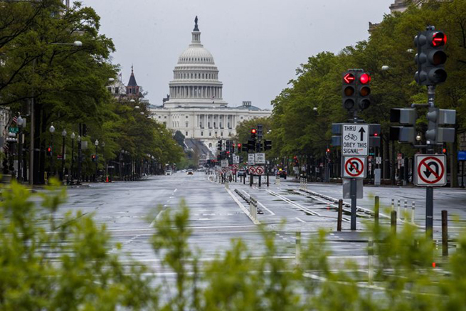  Trụ sở Quốc hội Mỹ ở Washington D.C. Ảnh: The Straits Times