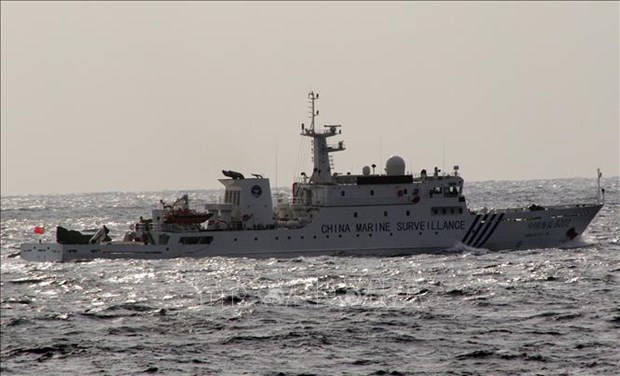 A China marine surveillance ship (Photo: AFP/VNA)