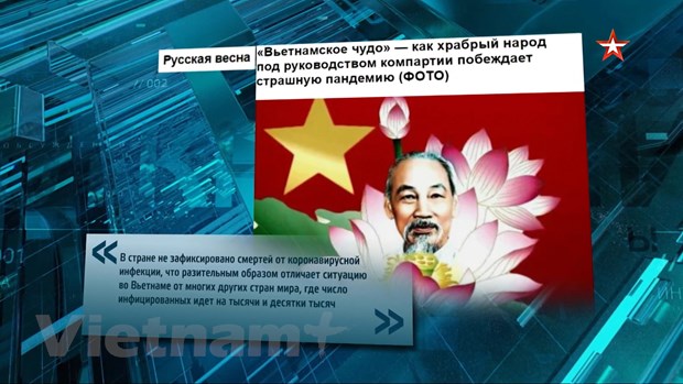 Hình ảnh Việt Nam được phát trên kênh truyền hình Ngôi sao. (Ảnh chụp màn hình)