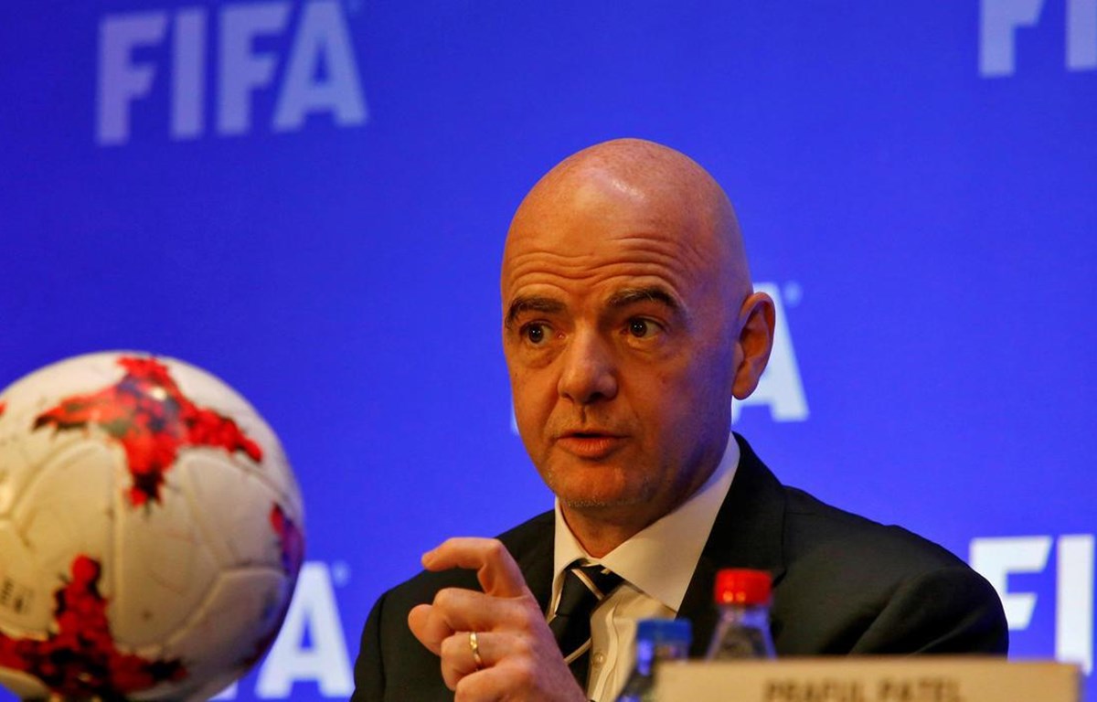 Chủ tịch FIFA Gianni Infantino. (Nguồn: Reuters)