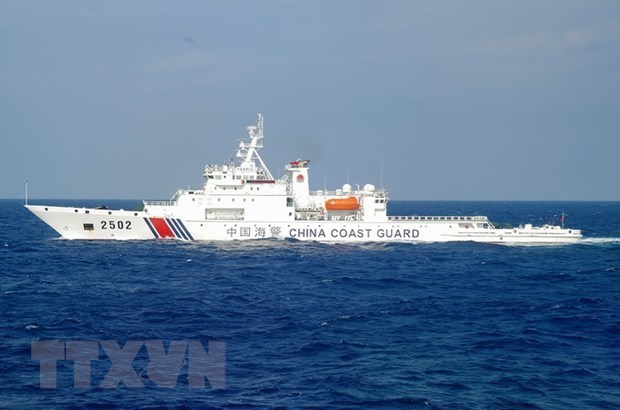 A Chinese marine surveillance ship (Photo: AFP/VNA)