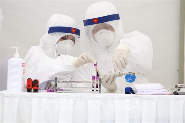 SARS-CoV-2 virus test in Viet Nam.