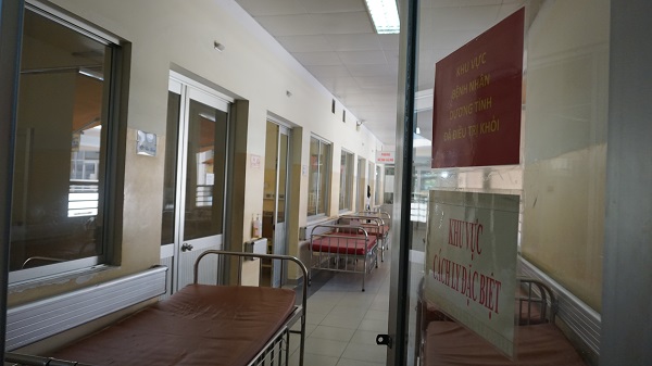 Bệnh nhân 91 vẫn đang được điều trị tại khu cách ly của Bệnh viện Bệnh Nhiệt đới TP Hồ Chí Minh. Ảnh: Đan Phương/Báo Tin tức