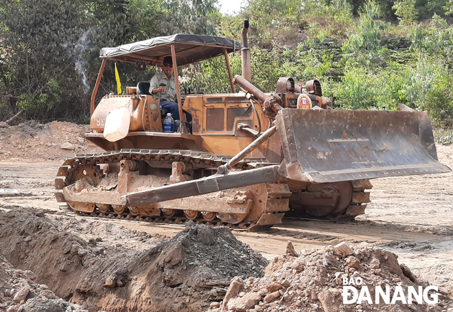 Work is now being on track on the 1st stage of the Hoa Lien Water Plant project in Hoa Vang District