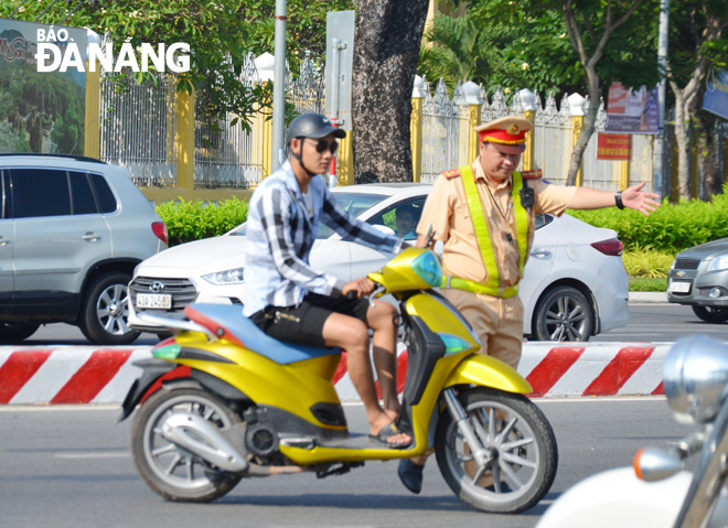 On Friday morning, many traffic violations were detected and handled.