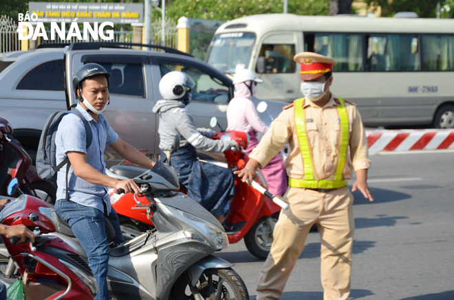 The majority of traffic violations involved motorbikes without rearview mirrors, running red lights, and more.