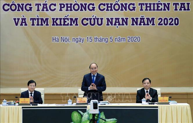 Thủ tướng Nguyễn Xuân Phúc tại phiên khai mạc hội nghị. Ảnh: Thống Nhất/TTXVN