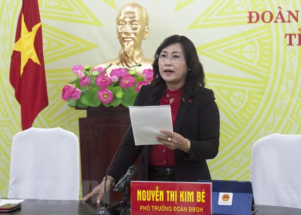 Đại biểu Quốc hội tỉnh Kiên Giang Nguyễn Thị Kim Bé. (Ảnh: Hồng Đạt-TTXVN)