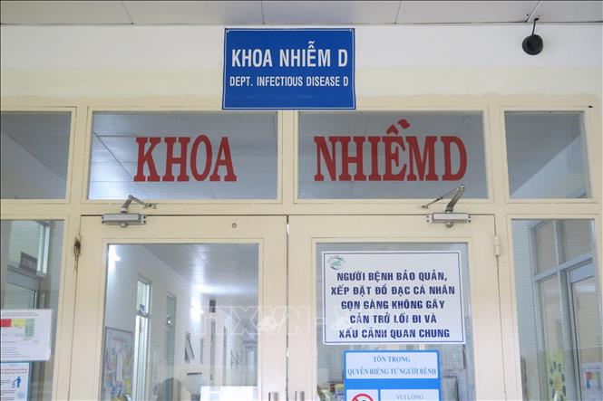 Khoa Nhiễm D - Bệnh viện Bệnh Nhiệt đới Thành phố Hồ Chí Minh, nơi điều trị cho bệnh nhân 91 và các ca bệnh mắc COVID-19 khác. Ảnh: Đinh Hằng/TTXVN