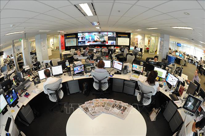  Tòa soạn Hãng thông tấn Australia Associated Press (AAP) tại thành phố Sydney ngày 3-3-2020. Ảnh: AAP/TTXVN