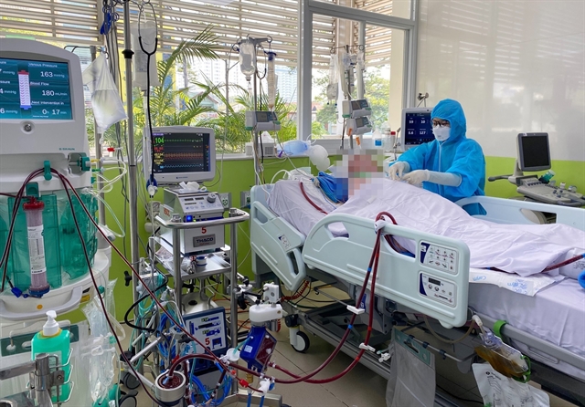 The British pilot patient being treated at Cho Ray Hospital in HCM City