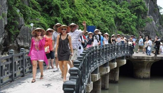 Foreign tourists to Viet Nam (Source: laodong)