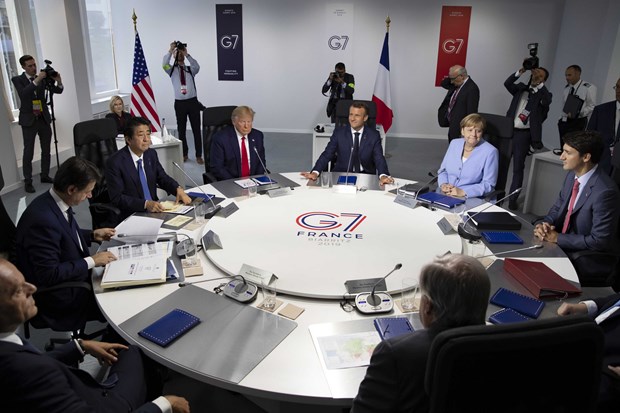 Một hội nghị của nhóm G7 hồi năm 2019. (Ảnh: AP)