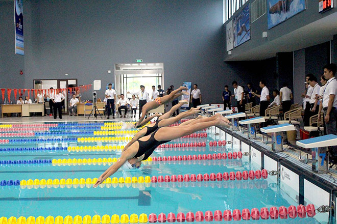 Đà Nẵng tạm xếp hạng 5 giải Bơi vô địch các nhóm tuổi quốc gia 2020