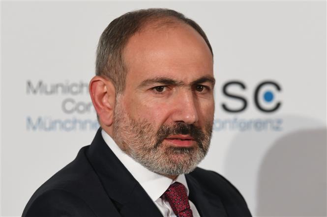  Thủ tướng Armenia Nikol Pashinyan dự một hội nghị tại Munich, Đức ngày 15/2/2020. Ảnh: AFP/ TTXVN