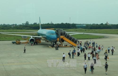 At the Vinh international airport (Photo: VNA)