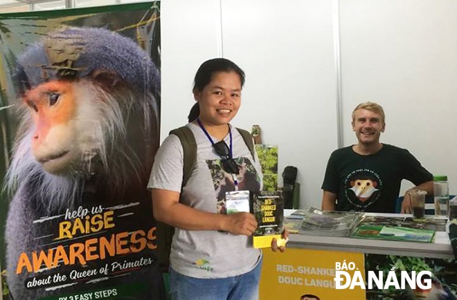 Over the past 7 years, Trang has made every effort to protect red-shanked douc langurs in central Viet Nam