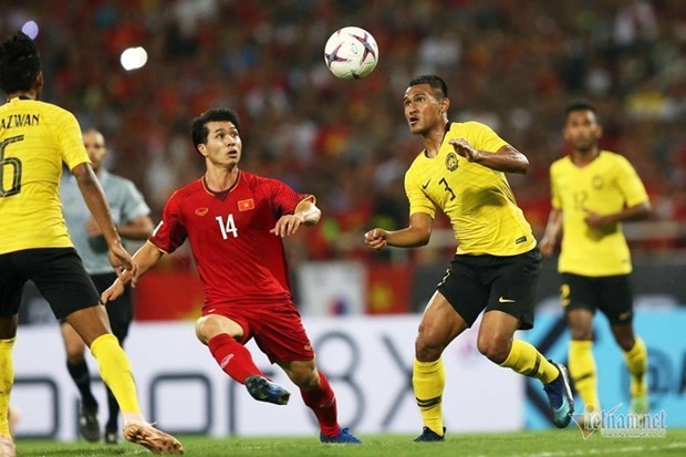 A match between Viet Nam and Malaysia (Photo: vietnamnet.vn)