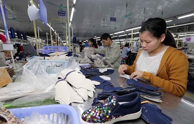 Hiệp định EVFTA sẽ là cơ hội lớn cho cho ngành da giày của Việt Nam xuất khẩu sang thị trường EU. (Ảnh: TTXVN)