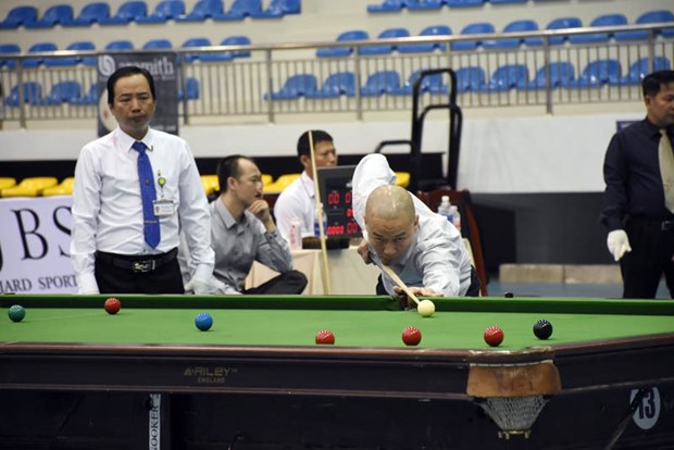 Up to 944 players are competing at the first round of the National Billiards and Snooker Tournament 2020 (Photo: laodong.vn)