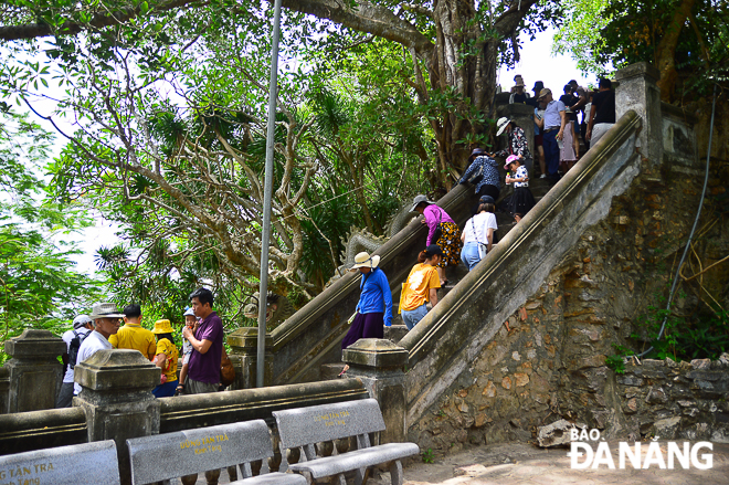 The special national relic site has attracted a high number of visitors over recent days, especially on weekends.