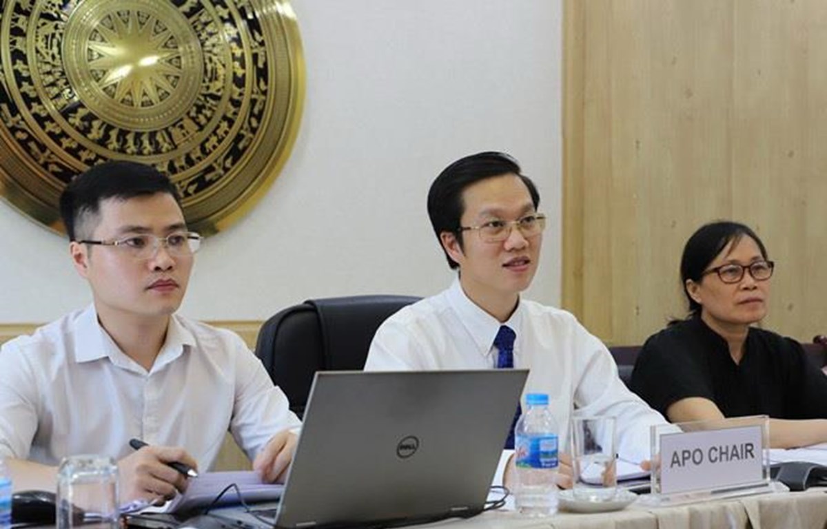 Phó Tổng cục trưởng Hà Minh Hiệp đắc cử Chủ tịch APO nhiệm kỳ 2020-2021. (Nguồn: most.gov)