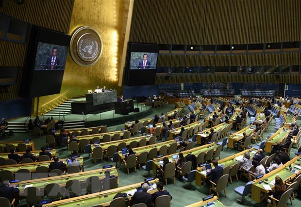 Toàn cảnh phiên họp Đại hội đồng Liên hợp quốc ở New York, Mỹ ngày 30-9-2019. (Nguồn: AFP-TTXVN)