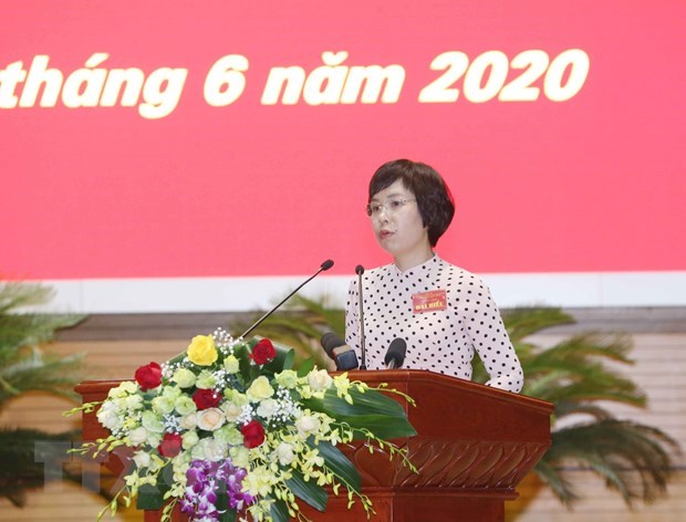 VNA Deputy General Director Vu Viet Trang speaks at the event (Photo: VNA)