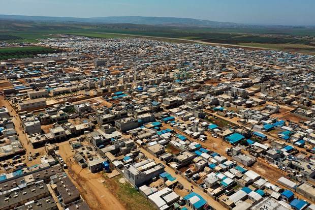 Một trại tị nạn ở Syria. (Ảnh: AP)