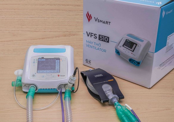 A ventilator model produced by Vinsmart (Source: bachmai.gov.vn)