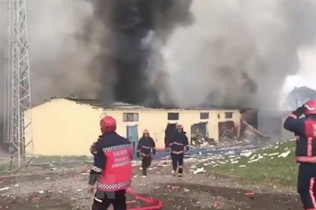 Thương vong tăng mạnh trong vụ nổ nhà máy pháo hoa ở Thổ Nhĩ Kỳ