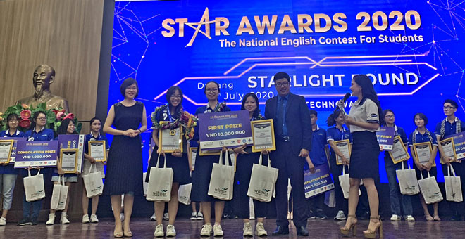 3 sinh viên Trường Đại học Ngoại ngữ Đà Nẵng tham dự chung kết toàn quốc Star Awards 2020
