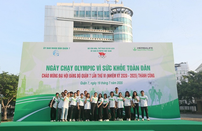 Herbalife Việt Nam lần thứ 5 đồng hành cùng Ngày chạy Olympic vì sức khỏe toàn dân
