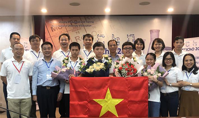 Giành 4 HCV, đội Olympic Hoá học Việt Nam đạt thành tích cao nhất trong lịch sử