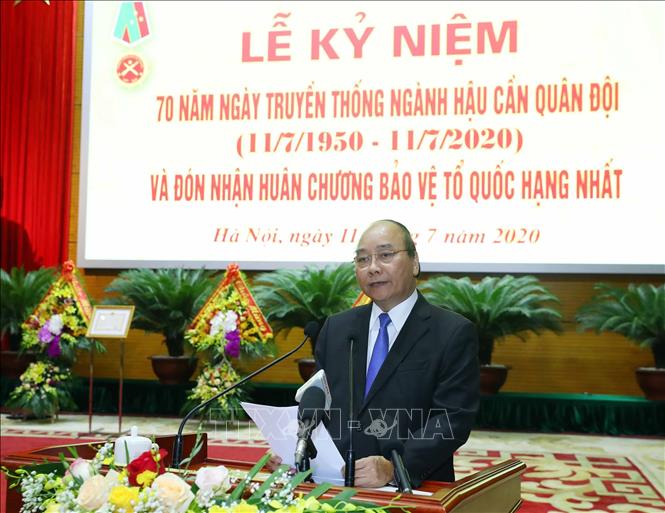 Thủ tướng Nguyễn Xuân Phúc phát biểu. Ảnh: Thống Nhất/TTXVN